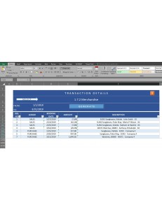 Bookkeeping / Accounting Excel Template | EXWAY